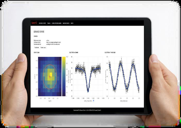 GEMSTONE software suite running on a tablet